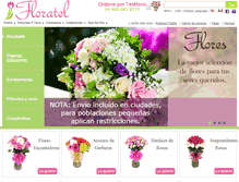 Tablet Screenshot of floratel.com.mx
